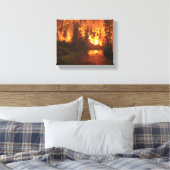 Bitterroot National Park Forest Fire Leinwanddruck (Insitu (Schlafzimmer))