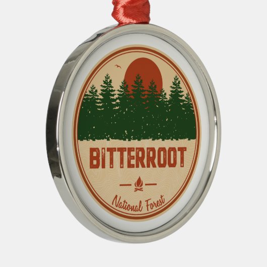 Bitterroot-Nationalwald Ornament Aus Metall (Rechts)
