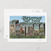 Bitterroot Nat'l Forest, Montana Postkarte (Vorne/Hinten)