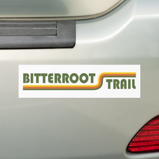 Bitterroot Trail Autoaufkleber (Auf Auto)