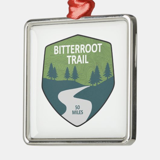 Bitterroot Trail Ornament Aus Metall (Links)