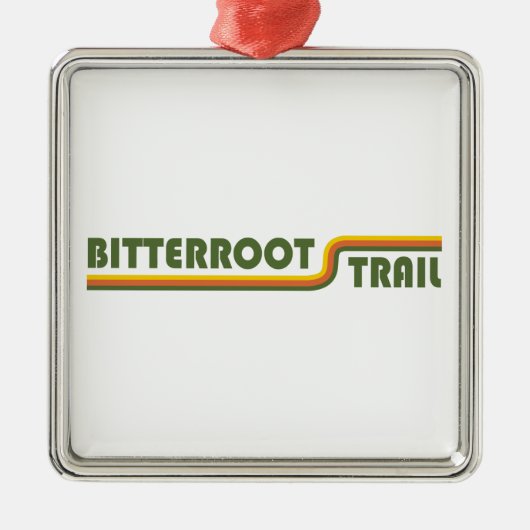 Bitterroot Trail Ornament Aus Metall (Vorne)