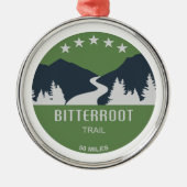 Bitterroot Trail Ornament Aus Metall (Vorne)