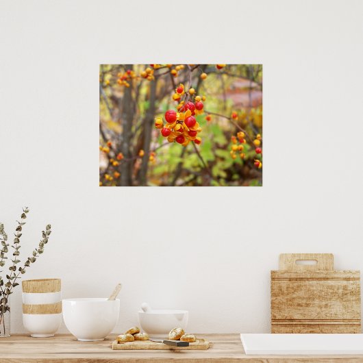 Bittersüße Berries Poster (Küche)