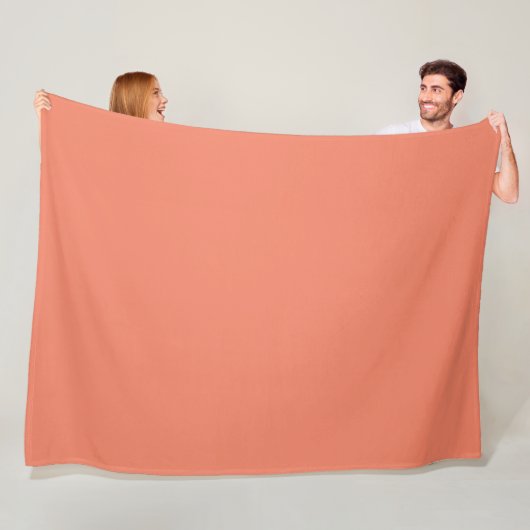 Bittersüße einfarbige Farbe Fleecedecke (Beispiel)
