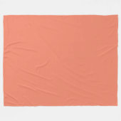 Bittersüße einfarbige Farbe Fleecedecke (Vorderseite (Horizontal))