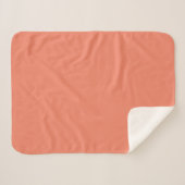 Bittersüße einfarbige Farbe Sherpadecke (Vorderseite (Horizontal))