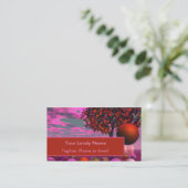 Bittersüße Meinung, BronzehimbeerAhornbaum Visitenkarte (Stehend Vorderseite)