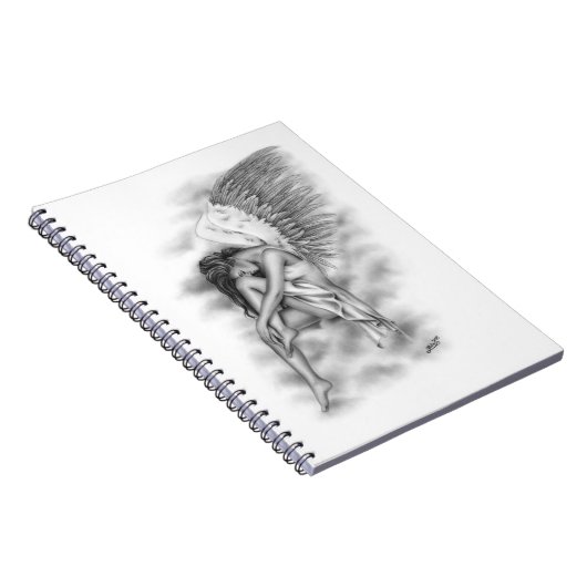 Bittersüßes Engels-Notizbuch Notizblock (Rechte Seite)