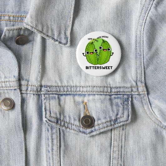 Bittersweet Funny Bitter Gourd Pub Button (Beispiel)