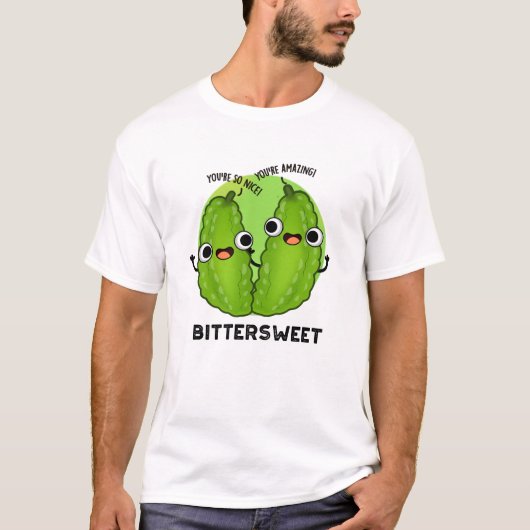 Bittersweet Funny Bitter Gourd Pub T-Shirt (Vorderseite)
