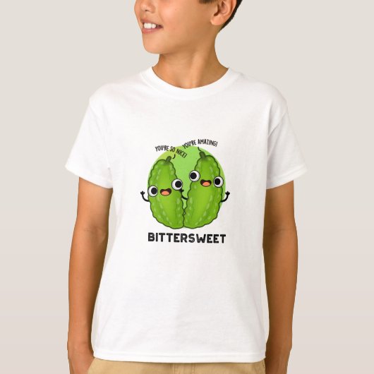 Bittersweet Funny Bitter Gourd Pub T-Shirt (Vorderseite)