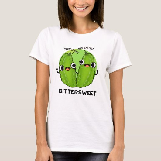 Bittersweet Funny Bitter Gourd Pub T-Shirt (Vorderseite)