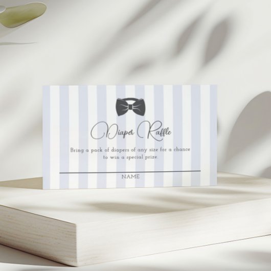 Bitty Bow Oh Boy Baby Dusche Windel Raffel Begleitkarte