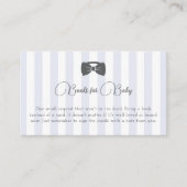 Bitty Bow Oh Boy Baby Showbücher für Baby Begleitkarte (Vorderseite)