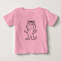 Bitty Bull Jammies Kid Baby T-shirt