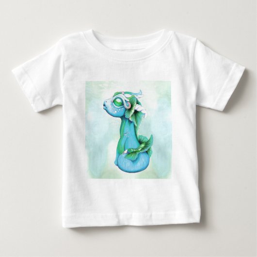 Bitty Wasser-Drache Baby T-shirt (Vorderseite)