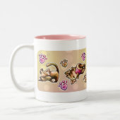 BittyKitty Zweifarbige Tasse (Links)