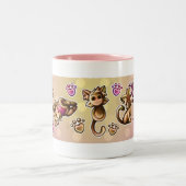 BittyKitty Zweifarbige Tasse (Mittel)