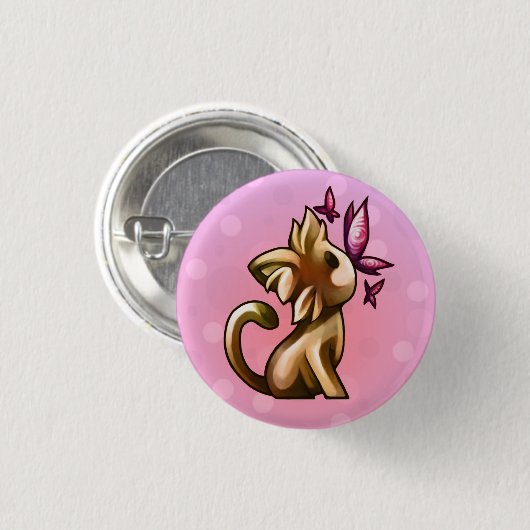 BittyKittyFlutterby Button (Vorne & Hinten)