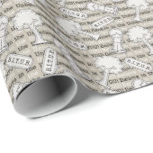 BITUB-Muster (Glauben an das Unglaubliche) Geschenkpapier (Rolleneckpunkt)