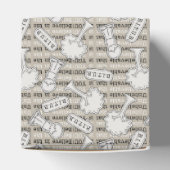 BITUB-Muster (Glauben an das Unglaubliche) Geschenkschachtel (Oben)