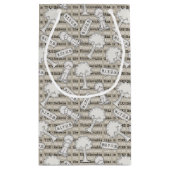 BITUB-Muster (Glauben an das Unglaubliche) Kleine Geschenktüte (Rückseite)