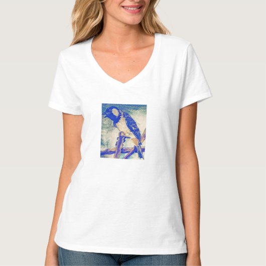 Bitzee The Blue Bird T-Shirt (Vorderseite)