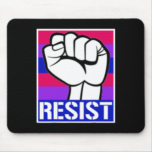 Biual Pride Resist Parade Party Lgbtq Flag Geschen Mousepad