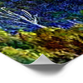 Biwa-See, Japan, Vintage Landschaftsmalerei Poster (Ecke)