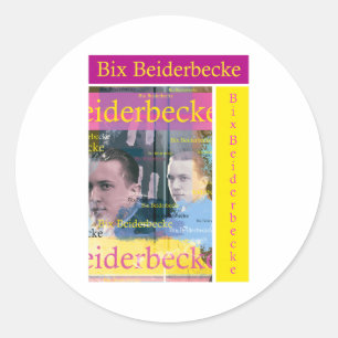 Bix Beiderbecke Runder Aufkleber