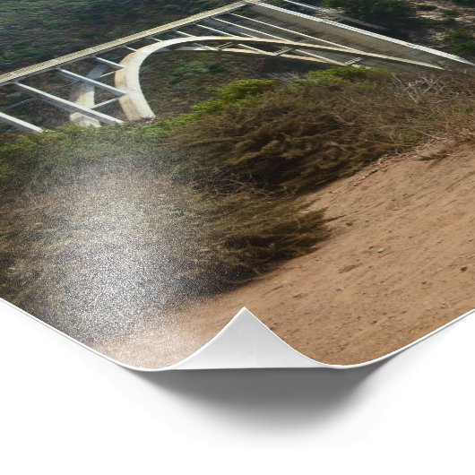 Bixby Bridge, Big Sur Fotodruck (Ecke)