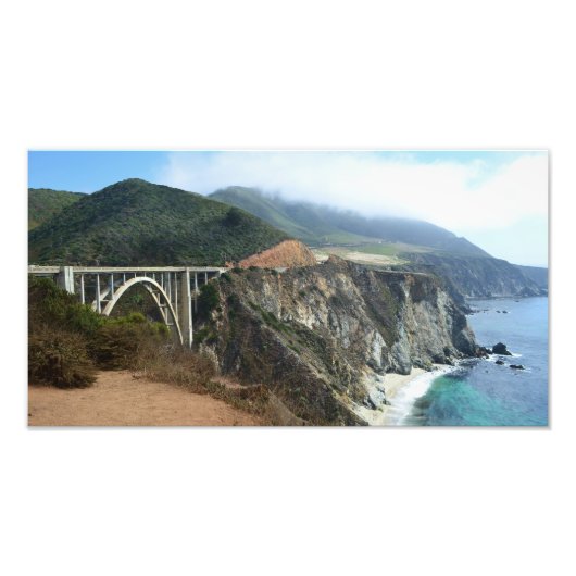 Bixby Bridge, Big Sur Fotodruck (Vorne)