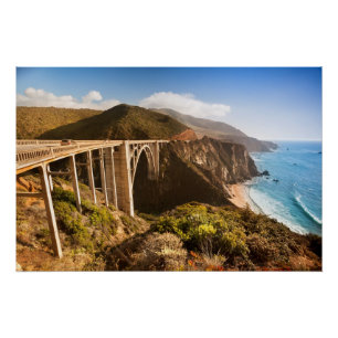 Bixby Bridge, Big Sur, Kalifornien, USA Poster