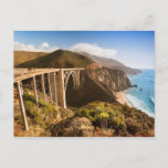 Bixby Bridge, Big Sur, Kalifornien, USA Postkarte<br><div class="desc">Bixby-Brücke auf der Autobahn 1 in der Nähe des felsigen Big Sur</div>