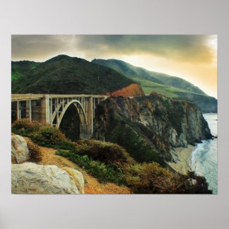 Bixby Bridge Big Sur Print Poster