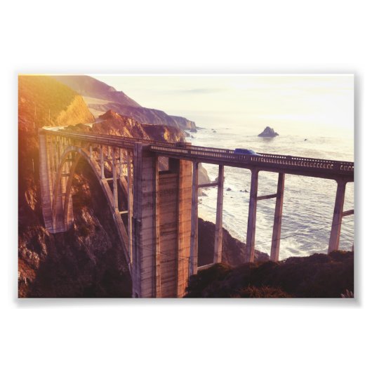 Bixby-Bridge-Leinwand Fotodruck (Vorne)