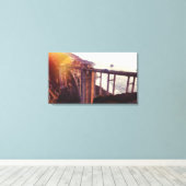 Bixby-Bridge-Leinwand Leinwanddruck (Insitu (Holzboden))