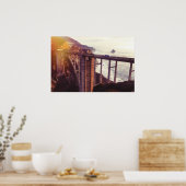 Bixby-Bridge-Leinwand Poster (Küche)