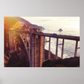 Bixby-Bridge-Leinwand Poster (Vorne)