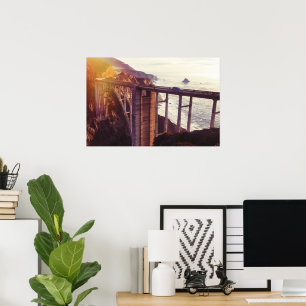 Bixby-Bridge-Leinwand Poster