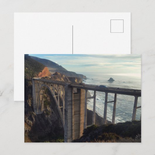 Bixby Bridge Postkarte (Vorne/Hinten)