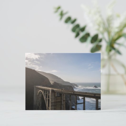Bixby Bridge Postkarte (Stehend Vorderseite)