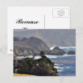 Bixby Bridges - Küste Postkarte (Vorne/Hinten)
