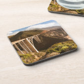 Bixby Brücke, großes Sur, Kalifornien, USA Getränkeuntersetzer (Linke Seite)