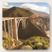 Bixby Brücke, großes Sur, Kalifornien, USA Getränkeuntersetzer (Vorderseite)