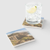 Bixby Brücke, großes Sur, Kalifornien, USA Steinuntersetzer (Seitenansicht)