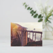 Bixby-Brücke Postkarte (Stehend Vorderseite)