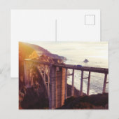 Bixby-Brücke Postkarte (Vorne/Hinten)