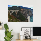 Bixby Creek Bridge 36 x 24 Poster (Heimbüro)